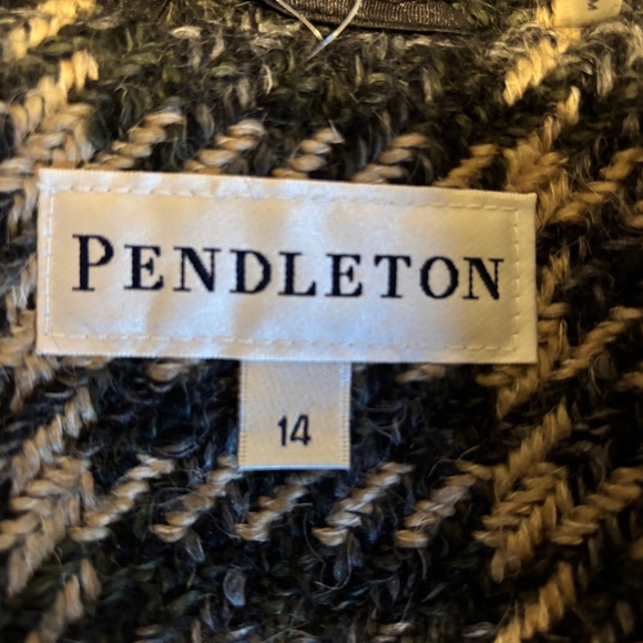 Houndstooth ladies winter coat - Picture 4 of 4